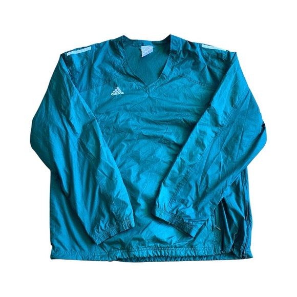 Adidas Long Sleeve Pullover Windbreaker - Picture 1 of 10
